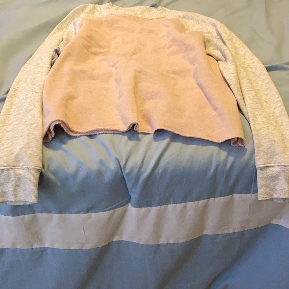 cropped sweatshirt